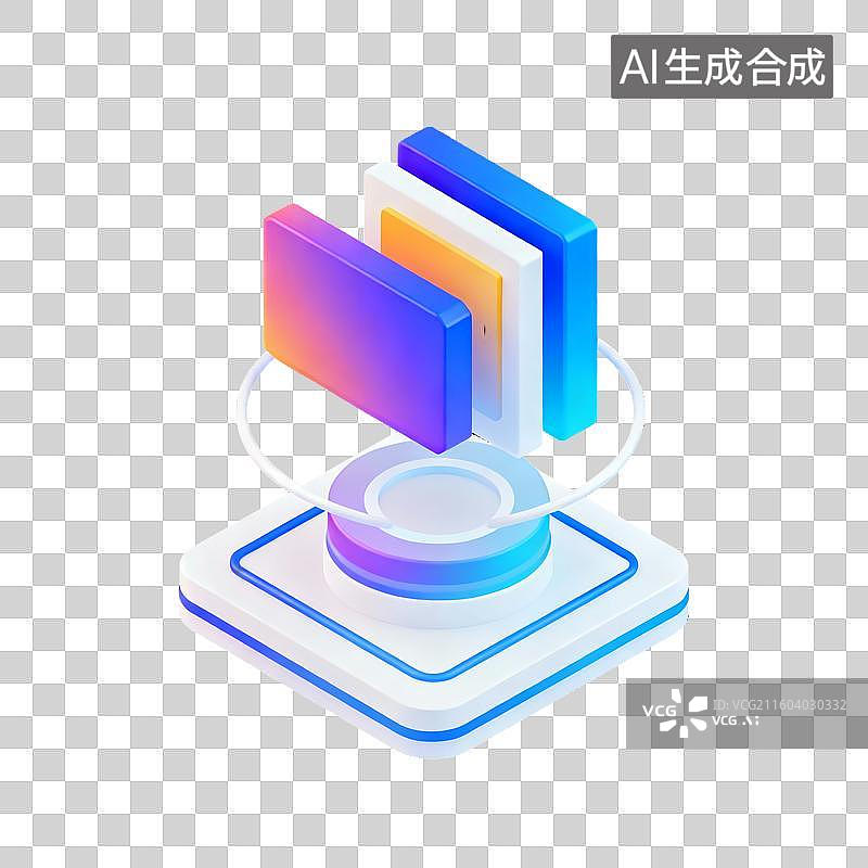 【AI数字艺术】网络科技概念插画图片素材
