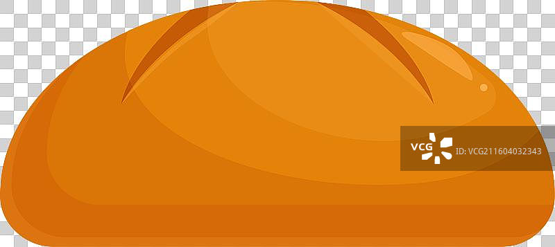 新鲜出炉的面包，孤立在白色背景上图片素材