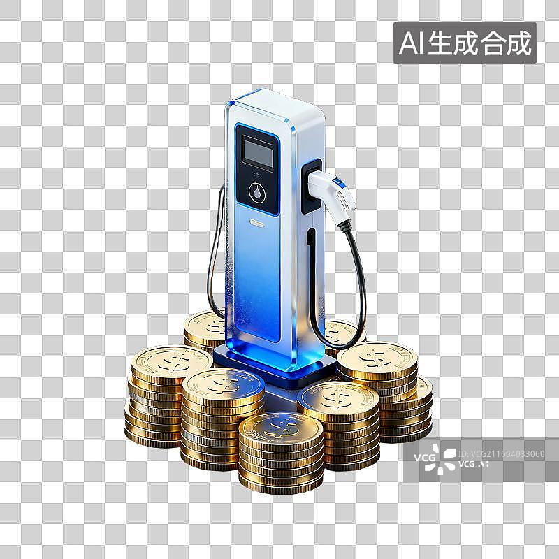 【AI数字艺术】磨砂玻璃科技风元素建模图片素材