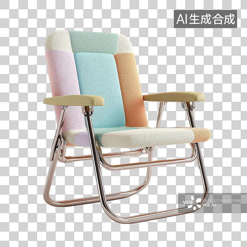 【AI数字艺术】露营椅3D图标图片素材