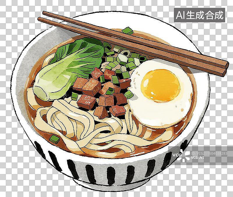 【AI数字艺术】一碗刀削面图片素材