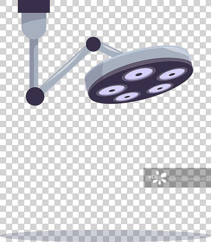 手术室灯悬挂在手术室照明中图片素材