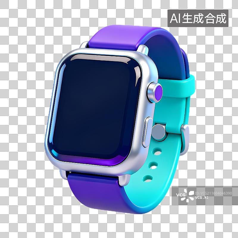 【AI数字艺术】色彩鲜艳的智能手表图片素材