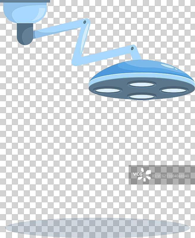 手术灯悬挂，为手术提供照明图片素材