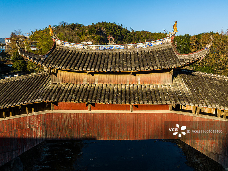 温州泰顺廊桥溪东桥图片素材
