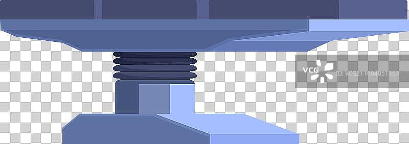 现代医用手术台，白色背景图片素材