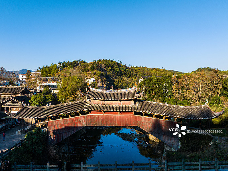 温州泰顺廊桥溪东桥图片素材