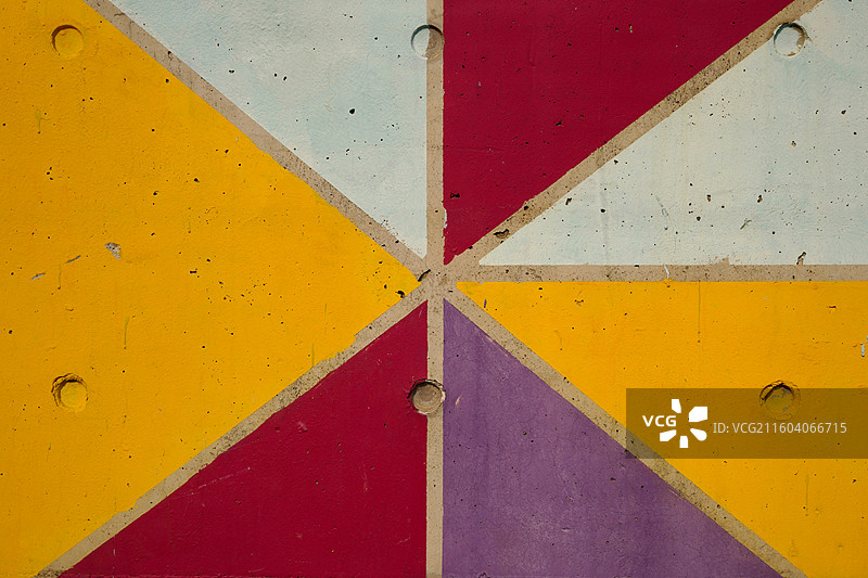 多彩几何图形构成的图案图片素材