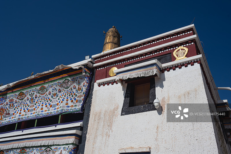 秋天的五当召图片素材