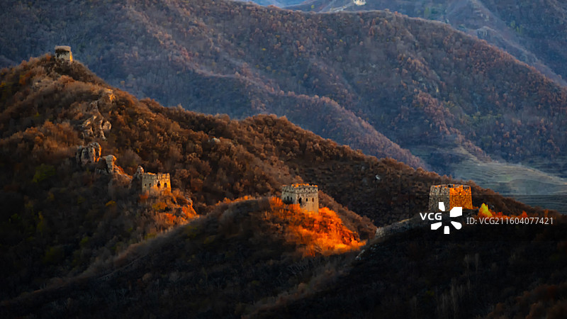 板厂峪长城风光图片素材