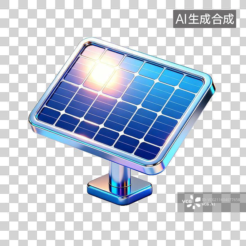【AI数字艺术】用于可再生能源的太阳能板图片素材