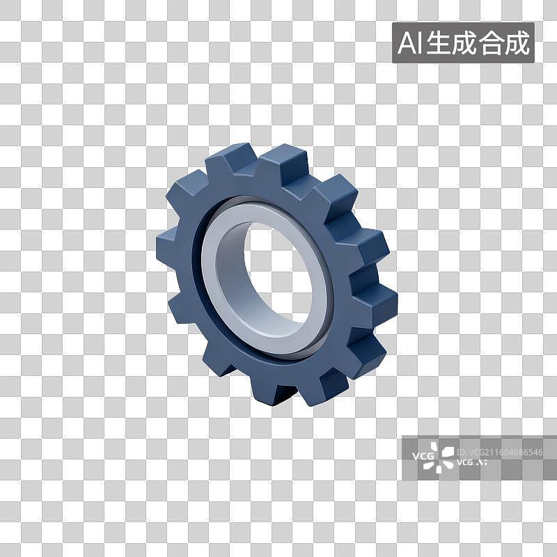 【AI数字艺术】免抠元素-齿轮图片素材