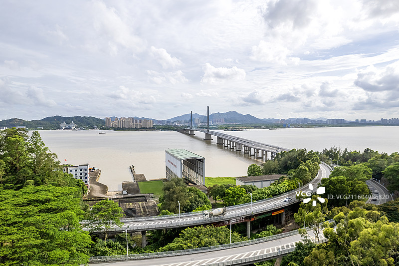 珠海淇澳岛淇澳大桥图片素材