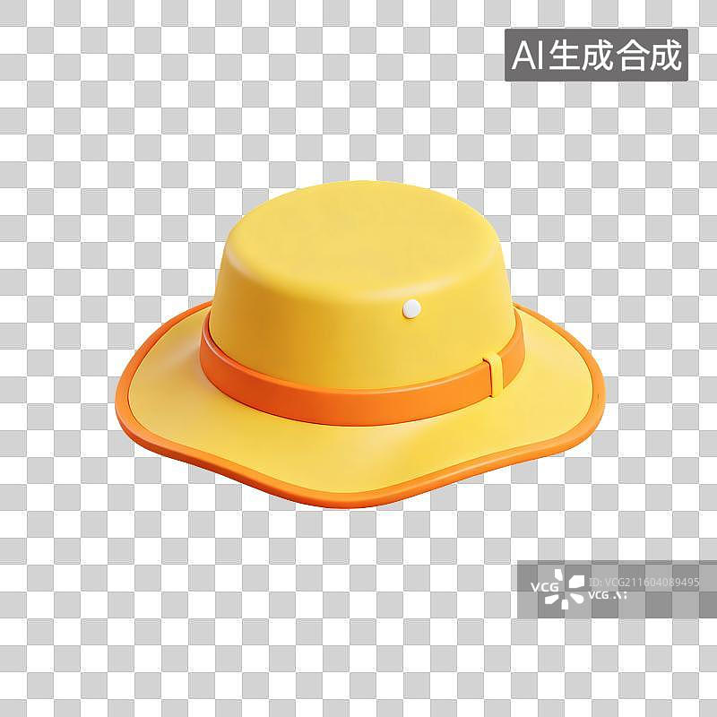 【AI数字艺术】渔夫帽插画图片素材