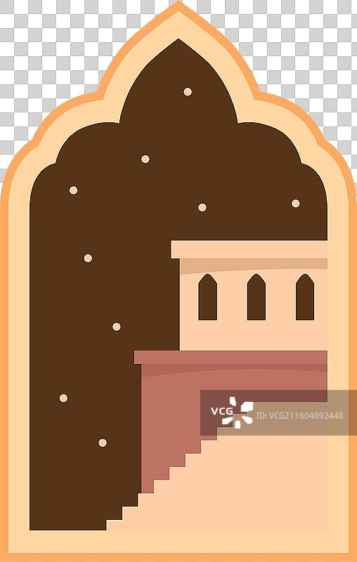 传统阿拉伯建筑的建筑展示图片素材