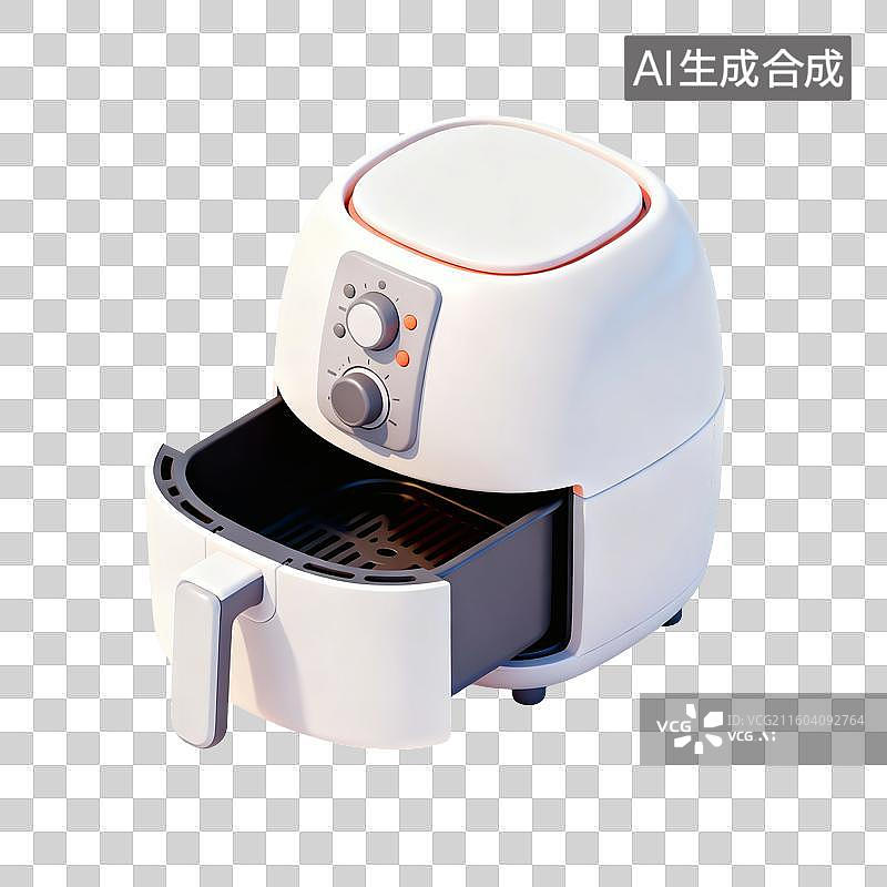 【AI数字艺术】空气炸锅插画图片素材