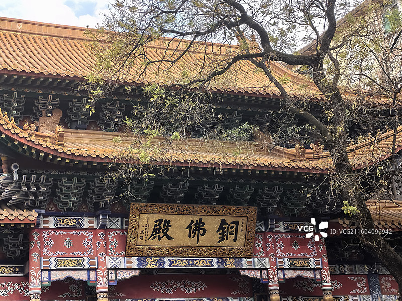 南昌佑民寺铜佛殿图片素材