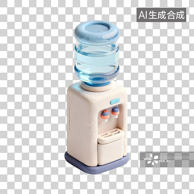 【AI数字艺术】饮水机插画图片素材