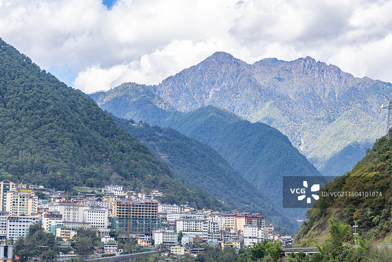 云南省怒江自治州泸水市风景图片素材