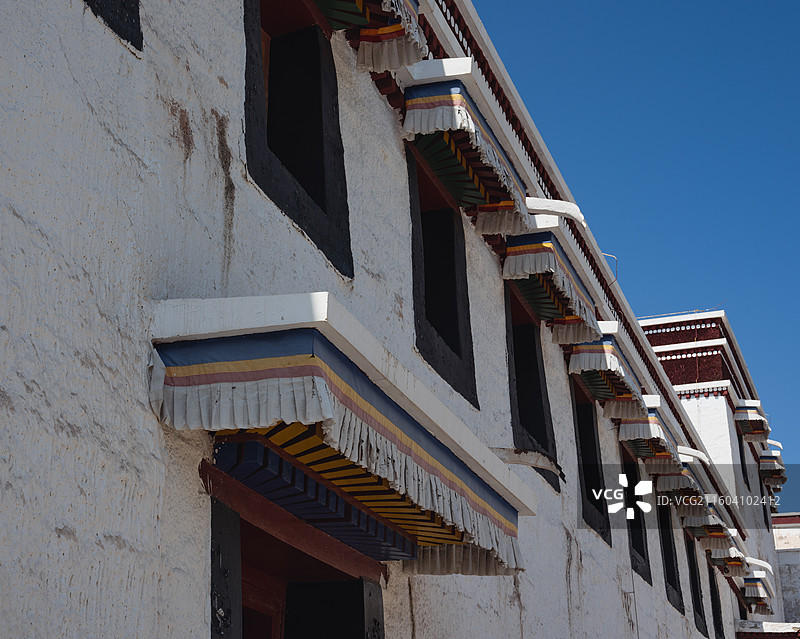 秋天的五当召图片素材