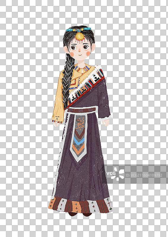 藏族传统文化服饰图片素材
