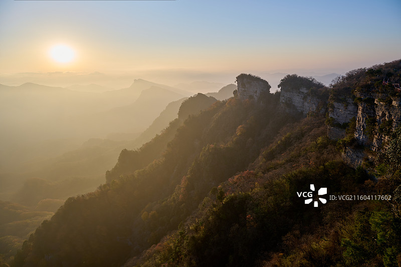 香炉山秋色图片素材