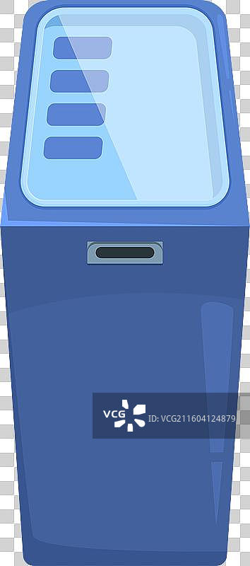 现代信息亭展示重要数据图片素材