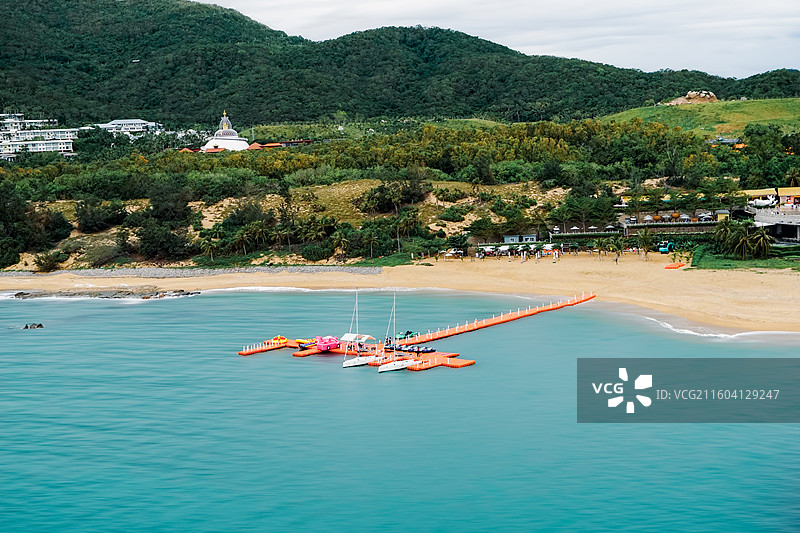三亚南山景区的海滩图片素材