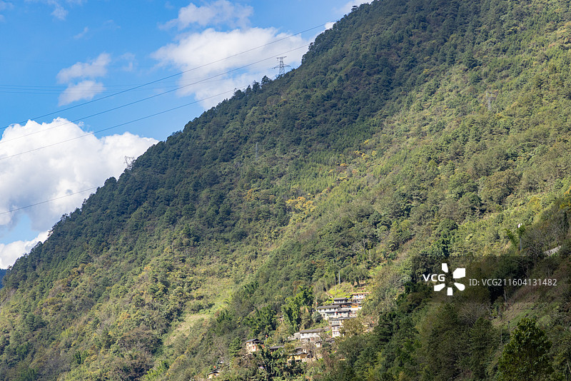 云南省怒江自治州泸水市风景图片素材