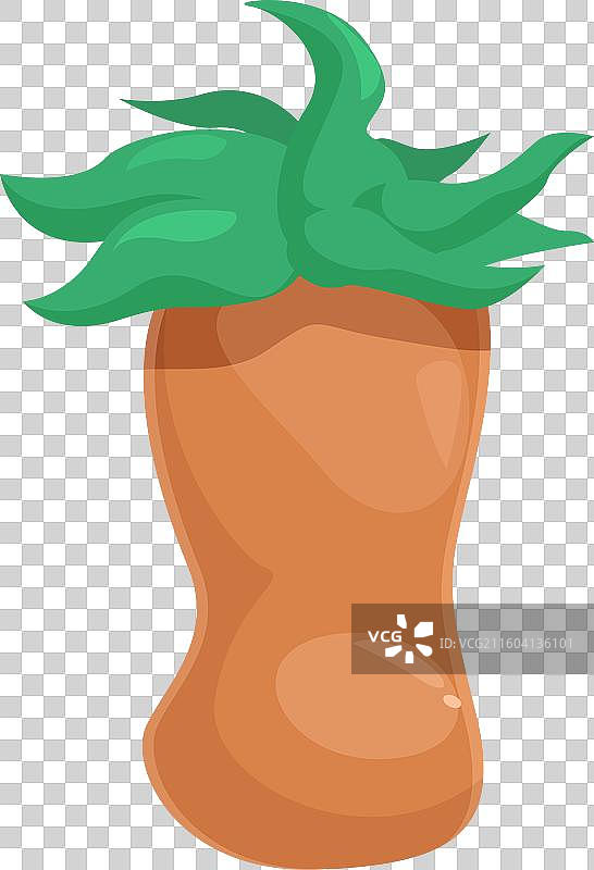 卡通榛子角色做出滑稽表情图片素材