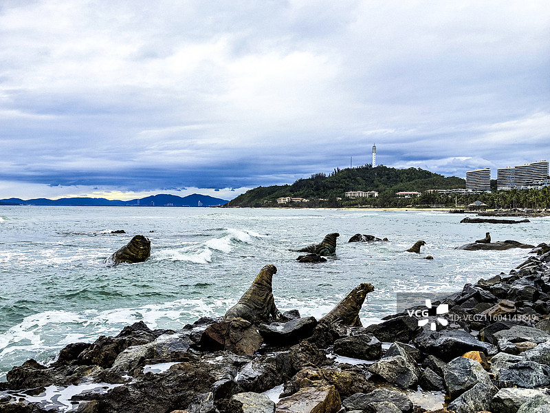 中国海南省陵水市清水湾海岸风光图片素材