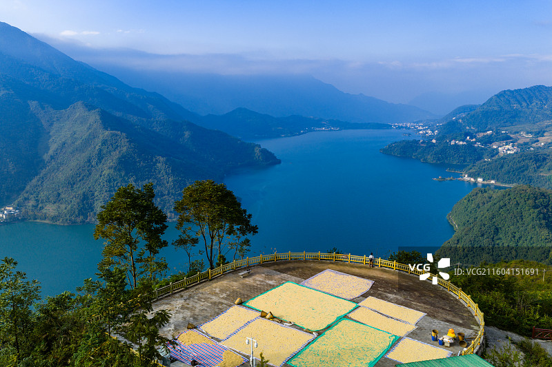 四川省凉山州雷波县马湖风景区图片素材