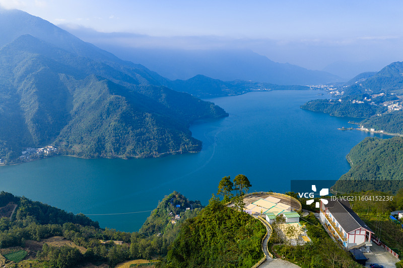 四川省凉山州雷波县马湖风景区图片素材