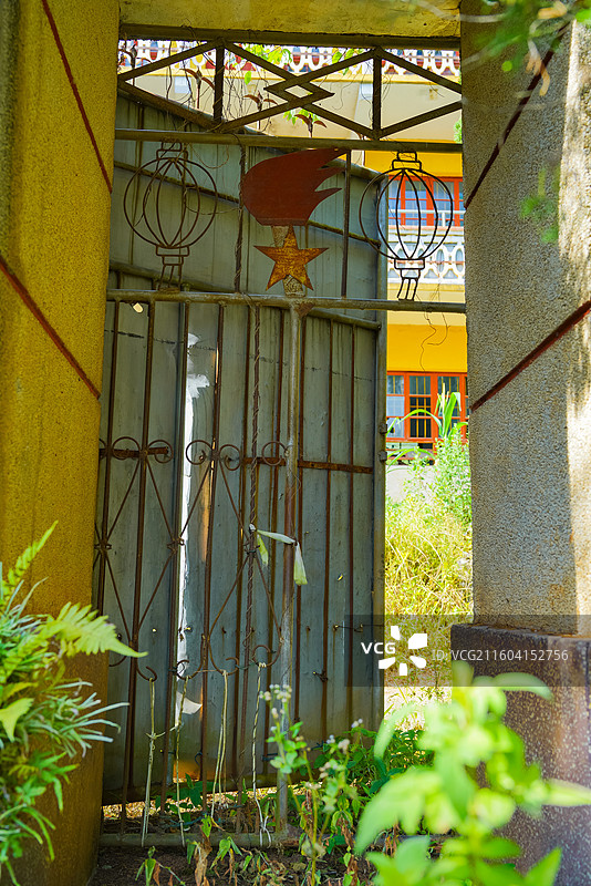 福建省南平市建瓯市，乡村废弃学校图片素材