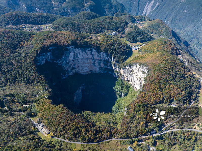 奉节天坑地缝图片素材