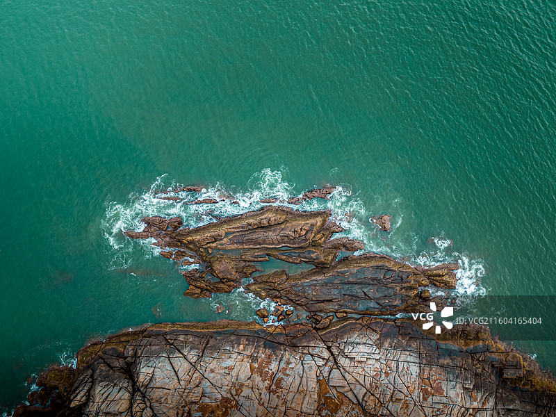 航拍带你看江门上川岛绝美海岸线图片素材
