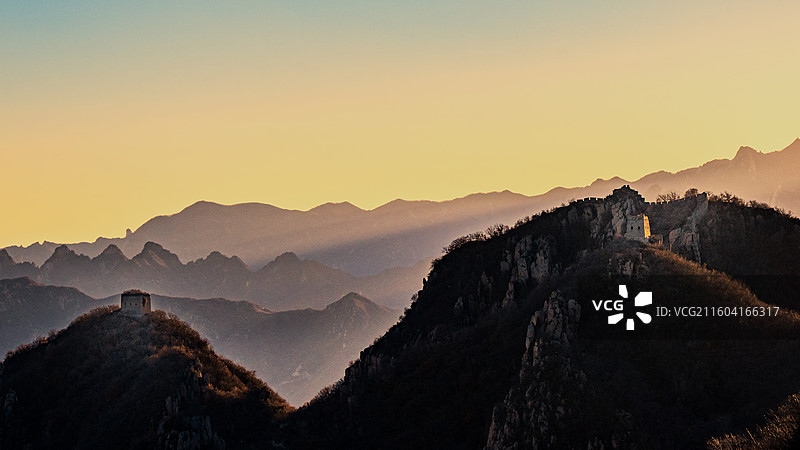 板厂峪长城风光图片素材