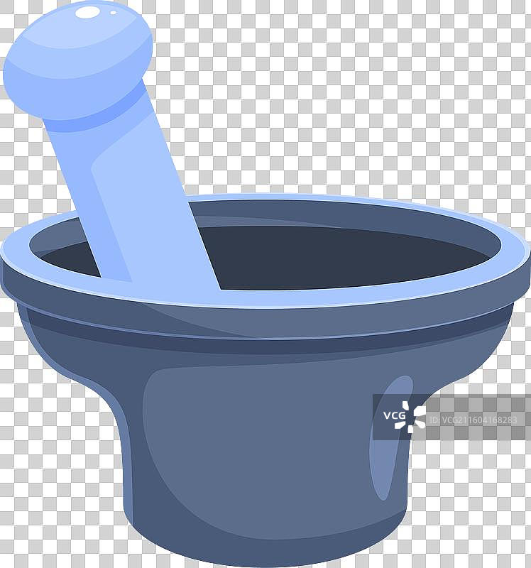 准备就绪的空研钵和研杵图片素材