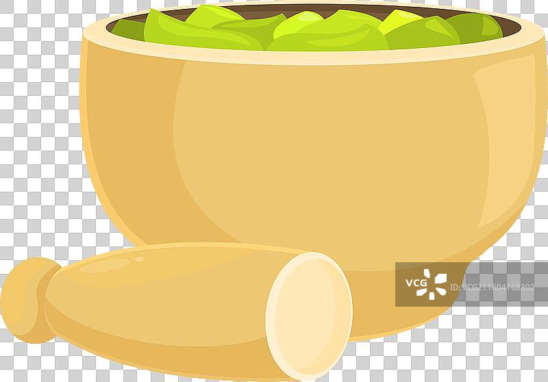 木杵臼捣碎草药图片素材