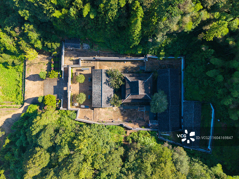 福建省南平市，浦城县，水北街，镇曹村，云峰禅林，云峰古寺图片素材