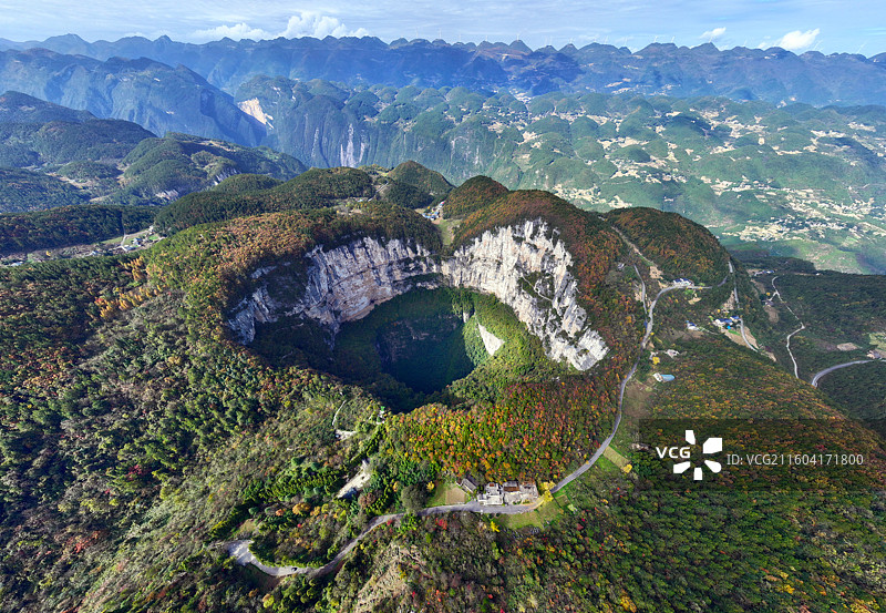 奉节天坑地缝图片素材