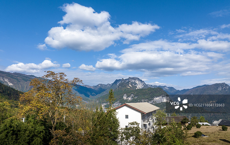 恩施石乳关风光图片素材