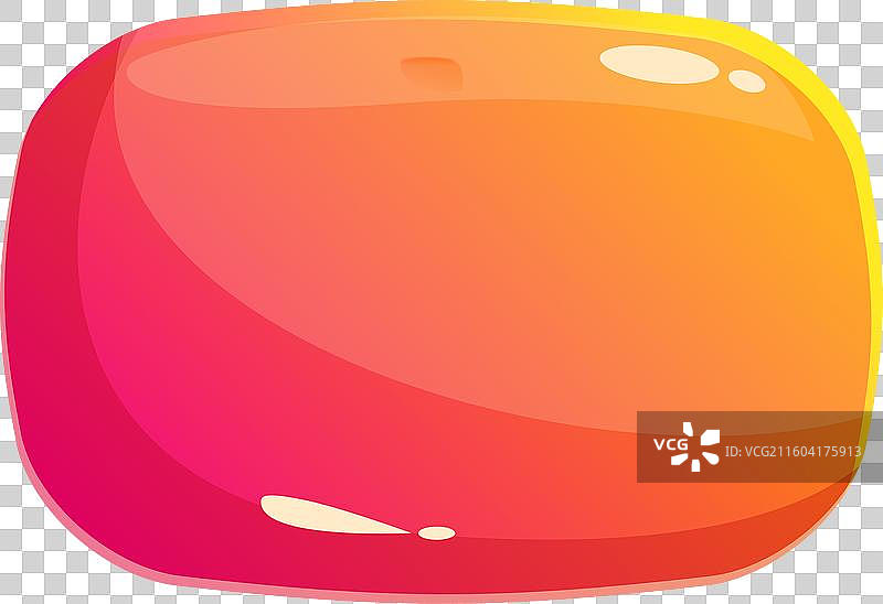 红色和橙色的圆形矩形发光图片素材