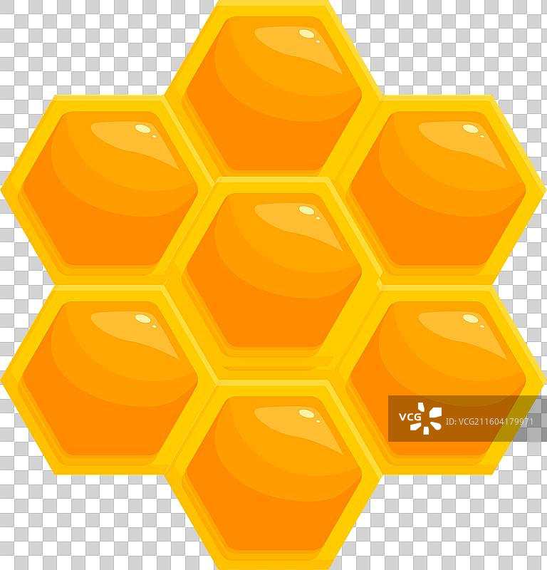 滴着金色甜美花蜜的蜂巢图片素材