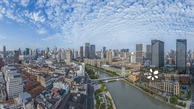 上海苏州河畔图片素材