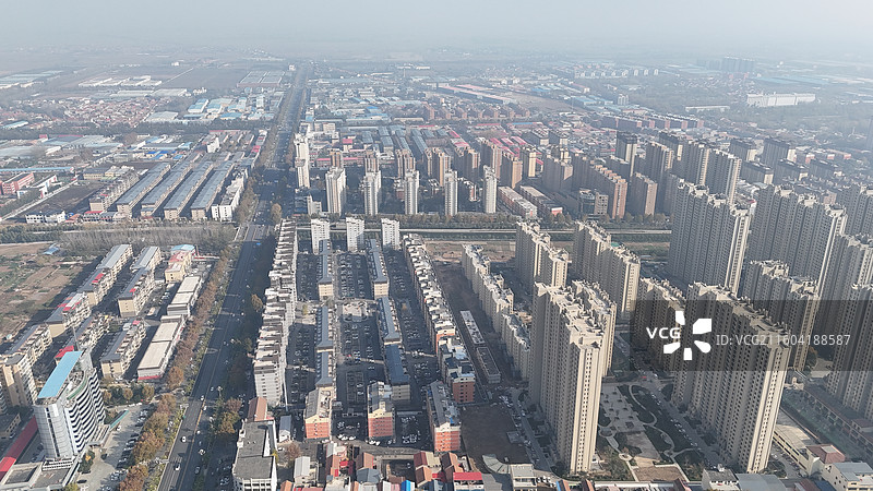 邯郸大名县航拍图片素材