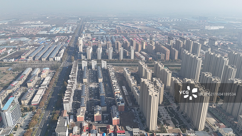 邯郸大名县航拍图片素材