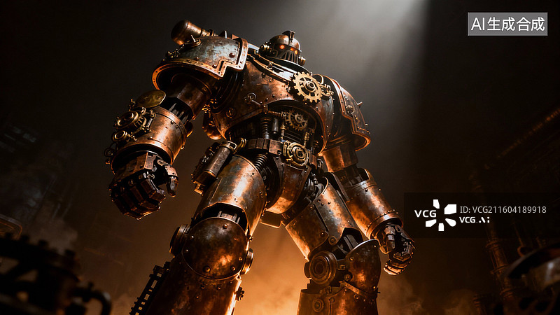 【AI数字艺术】机器人图片素材