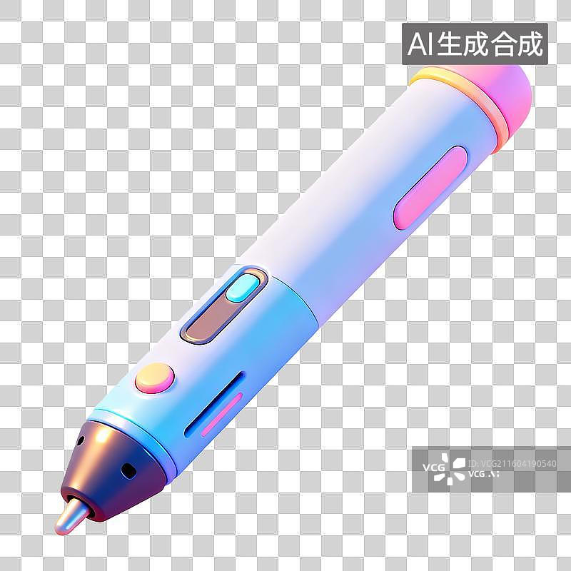 【AI数字艺术】科技-3D打印笔图片素材