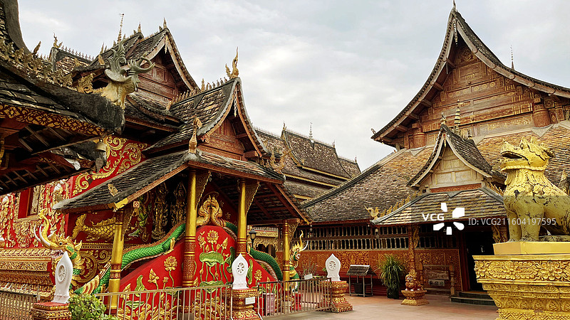 傣族村寨图片素材